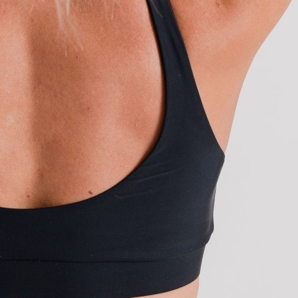 Athletic Scoop Bikini Top Black NWT - Picture 8 of 15